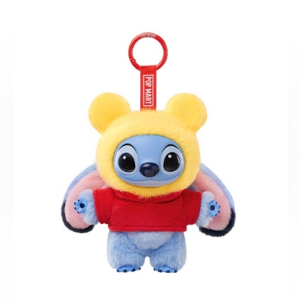 Pop Mart Stitch Adventure Series Pooh Stitch Vinyl Plush Pendant